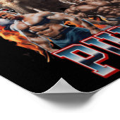 ドナルドポンプトランプジムポンプカバー ポスター (角)