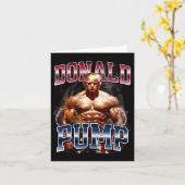 ドナルドポンプミーム おもしろい カード (黄色い花)