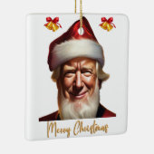 ドナルドユニークトランプのクリスマスオーナメント セラミックオーナメント (右)