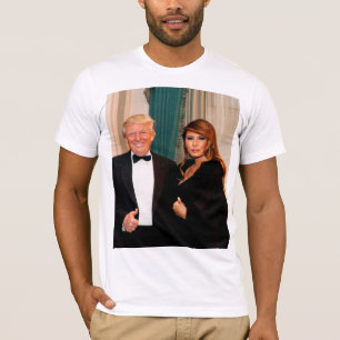 ドナルド及びMelaniaの切札 Tシャツ