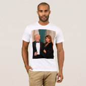ドナルド及びMelaniaの切札 Tシャツ (正面フル)