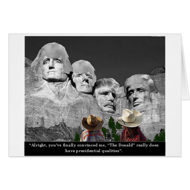 "ドナルド大統領のな質" (正面横)