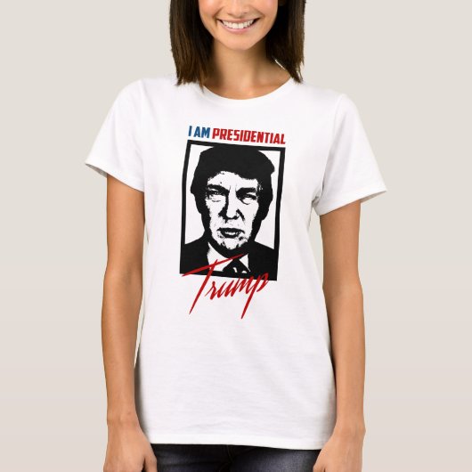ドナルド大統領のトランプ2016女性ティー Tシャツ (正面)