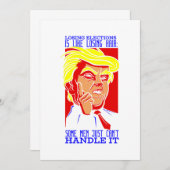 ドナルド失ったトランプ 招待状 (正面/裏面)