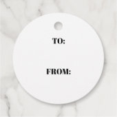 ドナルド怒トランプのクリスマス フェイバータグ (裏面)