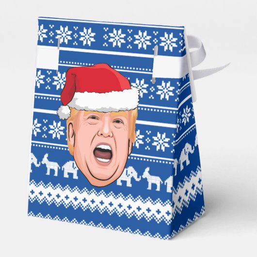 ドナルド怒トランプのクリスマス フェイバーボックス (裏面サイド)