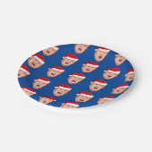 ドナルド怒トランプのクリスマス ペーパープレート (アングル)