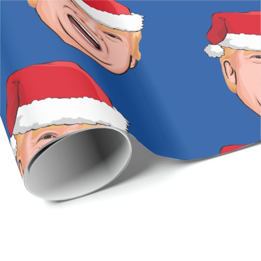 ドナルド怒トランプのクリスマス ラッピングペーパー (ロールコーナー)