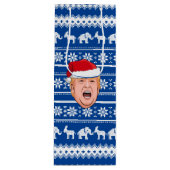 ドナルド怒トランプのクリスマス ワインギフトバッグ (正面)