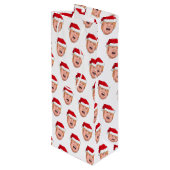 ドナルド怒トランプのクリスマス ワインギフトバッグ (裏面アングル)