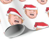 ドナルド怒トランプクリスマスラッピング紙 ラッピングペーパー (ロールコーナー)