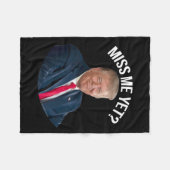 ドナルド恋しく思トランプ私はまだおもしろい政治的2024 フリースブランケット (正面(横))