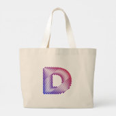 ドナルド用D ラージトートバッグ (裏面)