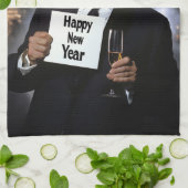 ドナルド祝ン・トランプスタイル キッチンタオル (折り畳み)