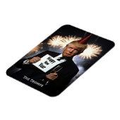 ドナルド祝ン・トランプスタイル マグネット (左側)