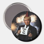 ドナルド祝ン・トランプスタイル マグネット (正面/裏面)