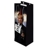 ドナルド祝ン・トランプスタイル ワインギフトバッグ (裏面アングル)