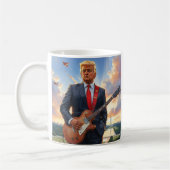 ドナルド遊・トランプのエレキギター・ワシントンDC コーヒーマグカップ (左)
