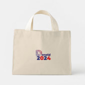 ドナルド2024 ミニトートバッグ (裏面)