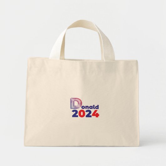 ドナルド2024 ミニトートバッグ (正面)
