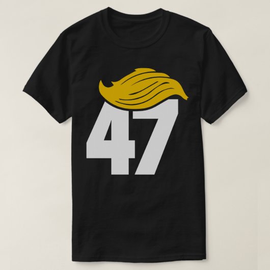 ドナルド47thアメリカを戻る白 tシャツ (デザイン正面)