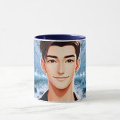 ドナルド。アニメーションキャラクターデザイン マグカップ (中央)