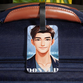 ドナルド。アニメーションキャラクターデザイン ラゲッジタグ