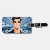 ドナルド。アニメーションキャラクターデザイン ラゲッジタグ (正面横)