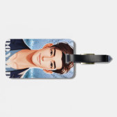 ドナルド。アニメーションキャラクターデザイン ラゲッジタグ (裏面横)