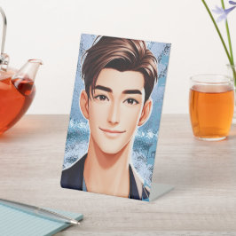 ドナルド。アニメーションキャラクターデザイン 台座サイン