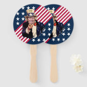 ドナルド・トランプおじさんサム～スター&ストライプ～ 2020 ハンドファン (正面&裏面)