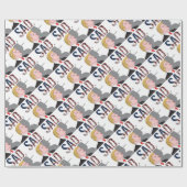 ドナルド・トランプおもしろいで皮肉な反大統領 ラッピングペーパー (フラット)