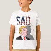 ドナルド・トランプおもしろいで皮肉な反大統領 Tシャツ (正面)