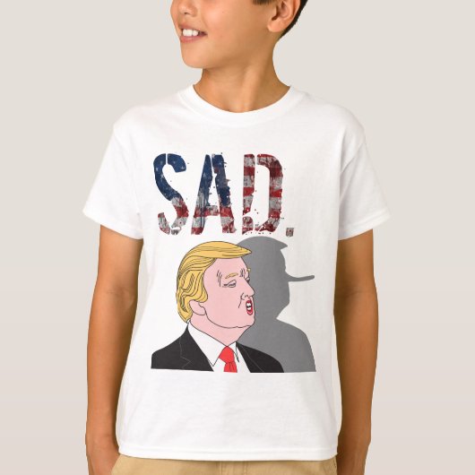 ドナルド・トランプおもしろいで皮肉な反大統領 Tシャツ (正面)