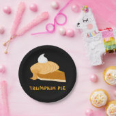 ドナルド・トランプおもしろいなTrumpkinパイ ペーパープレート (パーティー)