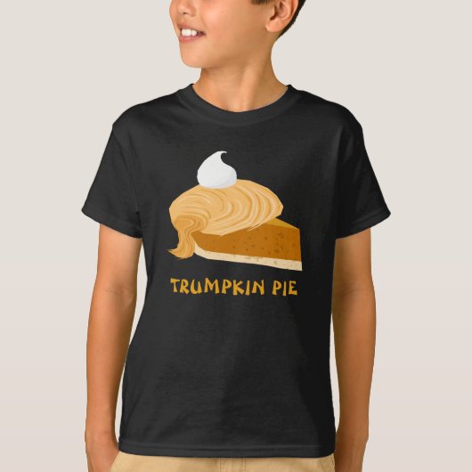 ドナルド・トランプおもしろいなTrumpkinパイ Tシャツ (正面)