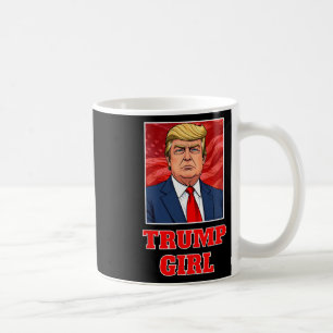 ドナルド・トランプおもしろいガール素晴らし・アメリカ大統領 コーヒーマグカップ