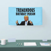 ドナルド・トランプおもしろいバースデーパーティーのバナー 横断幕 (トレードショー)