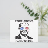 ドナルド・トランプおもしろい大統領,政もし治面 ポストカード (スタンド正面)