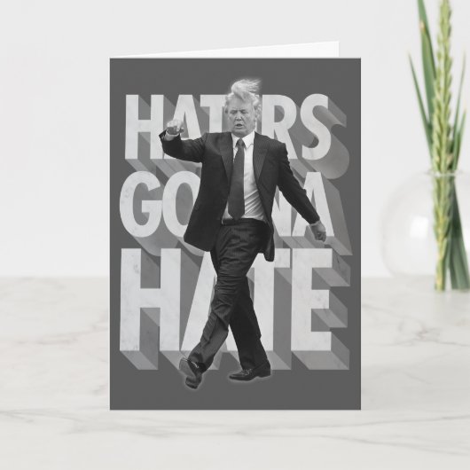 ドナルド・トランプおもしろい誕生日・カード カード (正面)