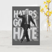 ドナルド・トランプおもしろい誕生日・カード カード (黄色い花)