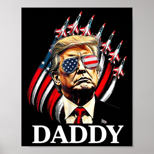 ドナルド・トランプおやじギャグ - トランプ氏 ポスター (正面)