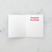 ドナルド・トランプからのクリスマス・グリーティング シーズンカード (内部)