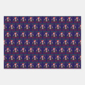 ドナルド・トランプが再びクリスマスを素晴らし作る ラッピングペーパーシート (正面2)