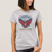 ドナルド・トランプが再びクリスマスを素晴らし作る Tシャツ (正面)