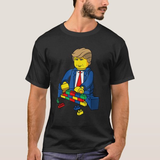 ドナルド・トランプが壁Tシャツを作る Tシャツ (正面)