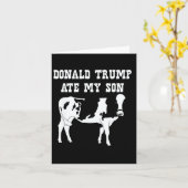 ドナルド・トランプが息子を食べた カード (黄色い花)