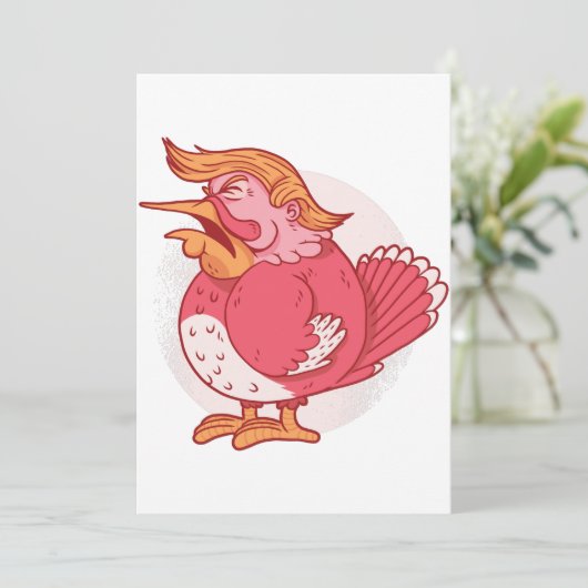 ドナルド・トランプが感謝祭でピンクの七面鳥を笑顔で許す 招待状 (スタンド正面)