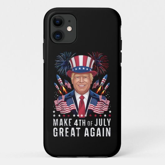 ドナルド・トランプが独立記念日を再び偉大にする  Case-Mate iPhoneケース (裏面)