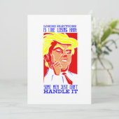 ドナルド・トランプが選挙に敗れた 招待状 (スタンド正面)